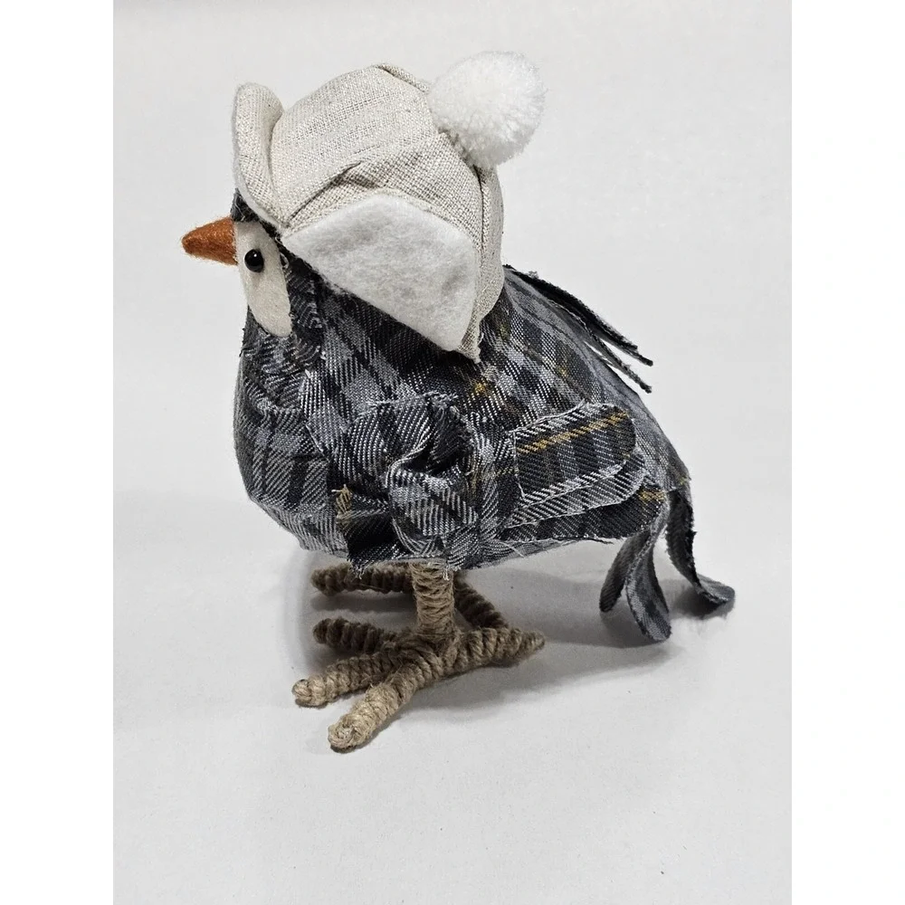 Target‎ Bird Wondershop Winter 2014 Featherly Friends Plaid Trapper Fur Hat